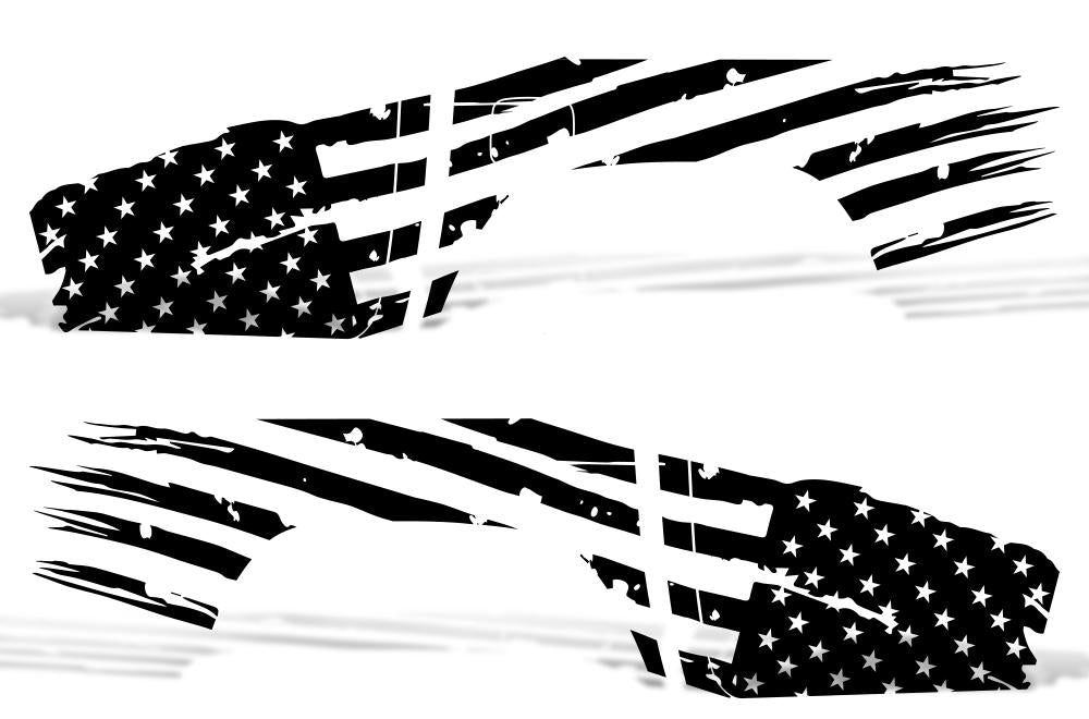 Toyota Tacoma Wrap Kit - Vinyl - American Flag (2016-2017) - RacerX Customs