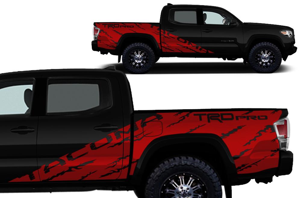Toyota Tacoma Wrap Kit - Vinyl - TRD Pro (2016-2017) - RacerX Customs