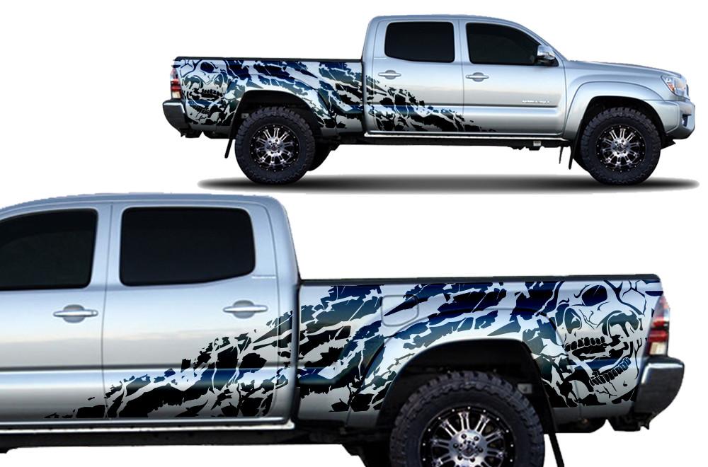 Toyota Tacoma 4-Door Wrap Kit (2005-2015) Vinyl - Nightmare - RacerX Customs