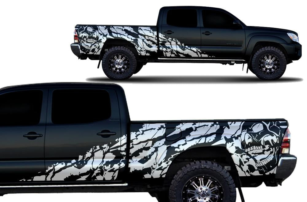 Toyota Tacoma 4-Door Wrap Kit (2005-2015) Vinyl - Nightmare - RacerX Customs