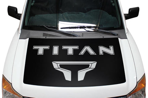 Nissan Titan Vinyl Hood Wrap (2004-2013) - RacerX Customs