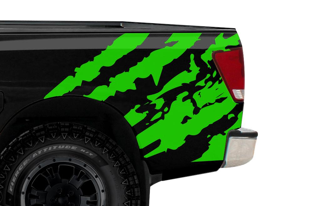 Nissan Titan Quarter Panel Vinyl Wrap (2004-2013) Ripped - RacerX Customs