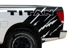 Nissan Titan Quarter Panel Vinyl Wrap (2004-2013) Titan-Rip - RacerX Customs