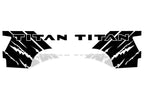 Nissan Titan Quarter Panel Vinyl Wrap (2004-2013) Titan-Rip - RacerX Customs