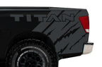 Nissan Titan Quarter Panel Vinyl Wrap (2004-2013) Titan-Rip - RacerX Customs