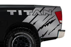 Nissan Titan Quarter Panel Vinyl Wrap (2004-2013) Titan-Rip - RacerX Customs