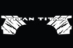Nissan Titan Quarter Panel Vinyl Wrap (2004-2013) Titan-Rip - RacerX Customs