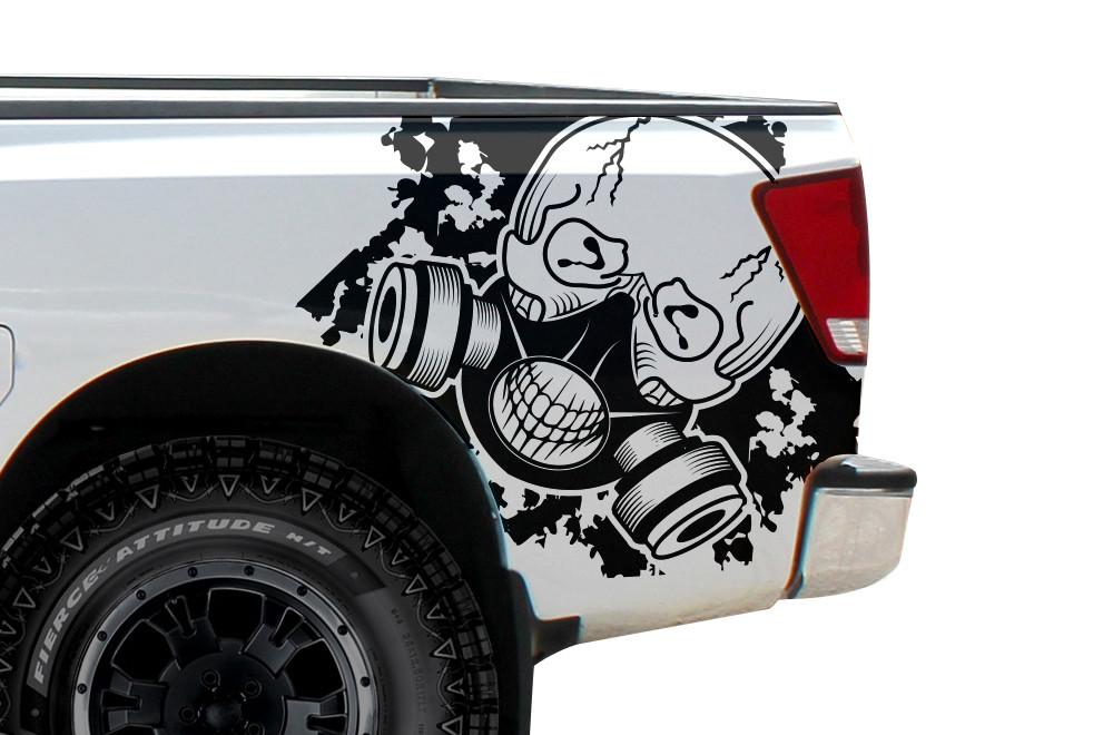Nissan Titan Quarter Panel Vinyl Wrap (2004-2013) Toxic - RacerX Customs
