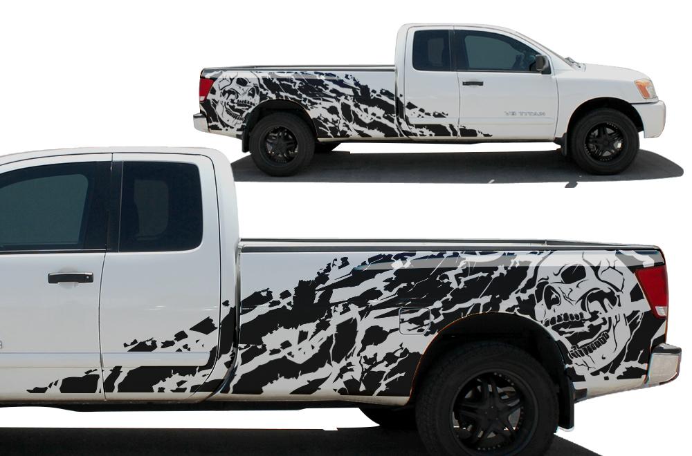 Nissan Titan Vinyl Wrap Kit (2004-2013) Nightmare - RacerX Customs