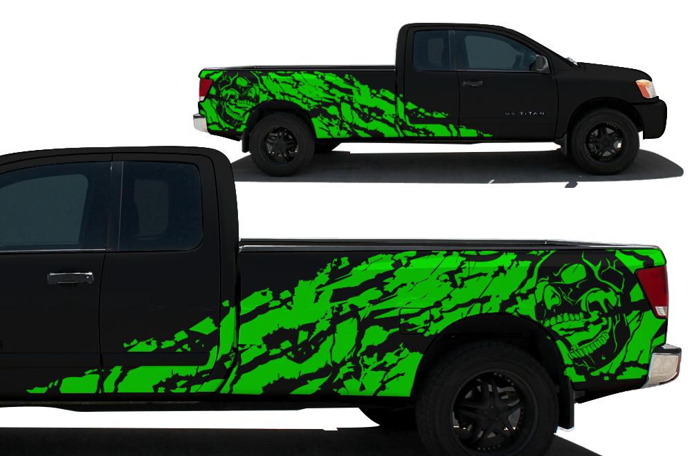Nissan Titan Vinyl Wrap Kit (2004-2013) Nightmare - RacerX Customs