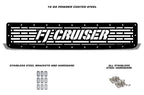 Toyota FJ Cruiser Steel Grille ('07-'14) FJ CRUISER Logo - RacerX Customs