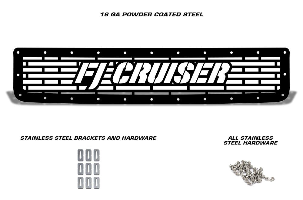 Toyota FJ Cruiser Steel Grille ('07-'14) FJ CRUISER Logo - RacerX Customs