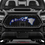 Toyota Tacoma Steel Grille  ('18-'23) - HAWAII w/ SS + Acrylic Underlay