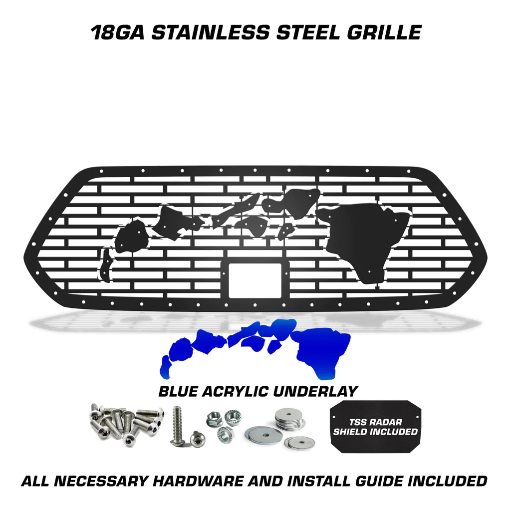 Toyota Tacoma Steel Grille  ('18-'23) - HAWAII