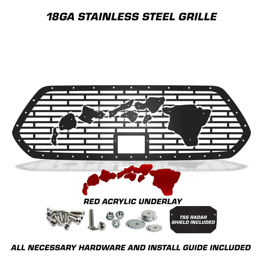 Toyota Tacoma Steel Grille  ('18-'23) - HAWAII