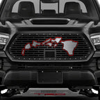 Toyota Tacoma Steel Grille  ('18-'23) - HAWAII w/ SS + Acrylic Underlay