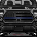 Toyota Tacoma Steel Grille ('18-'23) Thin Blue Line