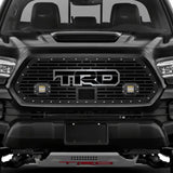 Toyota Tacoma Grille w/ Spot, Flood LED Pods, Stainless Steel Outlined TRD (2018-2022)