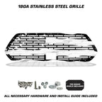 Toyota Tacoma Steel Grille ('18-'23) Printed Subdued Flag