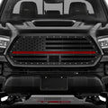 Toyota Tacoma Steel Grille ('18-'23) Thin Red Line