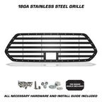 Toyota Tacoma Steel Grille ('18-'23) STRIPES
