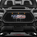 Toyota Tacoma Grille with Amber Raptor Lights & USA-TRD Logo ('18-'23)
