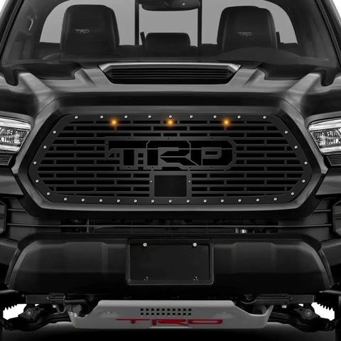 Toyota Tacoma Grille with Amber Raptor Lights & TRD Logo ('18-'22)