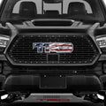 Toyota Tacoma Grille with USA-TRD Logo Outlined in Stainless Steel ('18-'23)