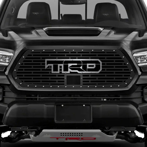 Toyota Tacoma Steel Grille with Stainless Steel Outlined TRD (2018-2022)