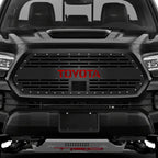 Toyota Tacoma Steel Grille with Red TOYOTA v2 ('18-'23)