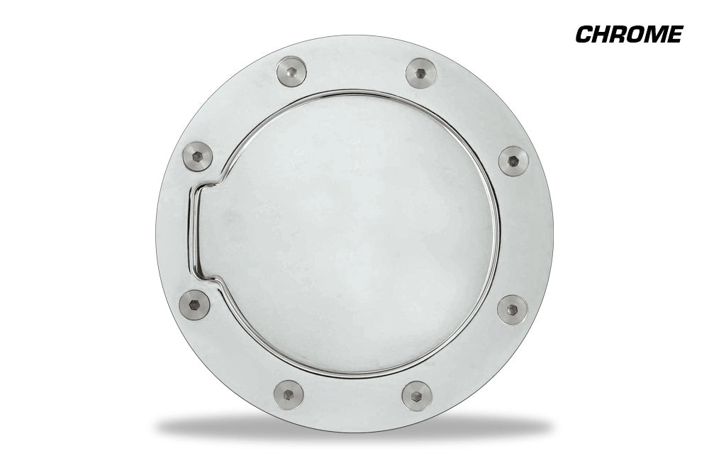 This is digitally printed and is not real chrome, and does not have rivets