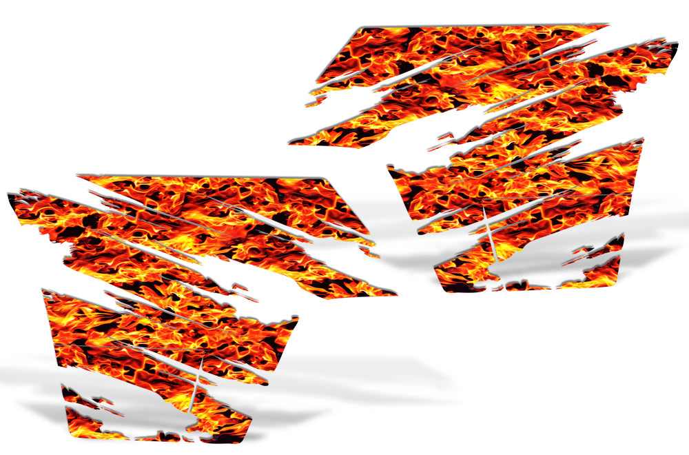 Toyota Tundra Quarter Panel Graphics (2007-2013) FLAMES - RacerX Customs