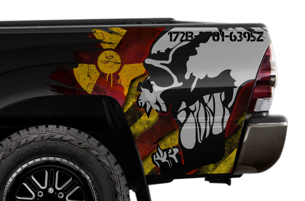 Toyota Tundra Quarter Panel Graphics (2007-2013) SKULL MELTDOWN - RacerX Customs