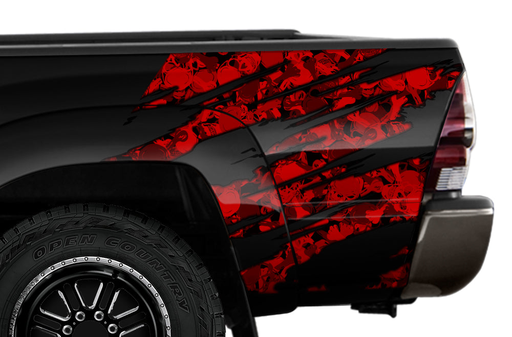 Toyota Tundra Quarter Panel Graphics (2007-2013) SKULL CAMO - RacerX Customs