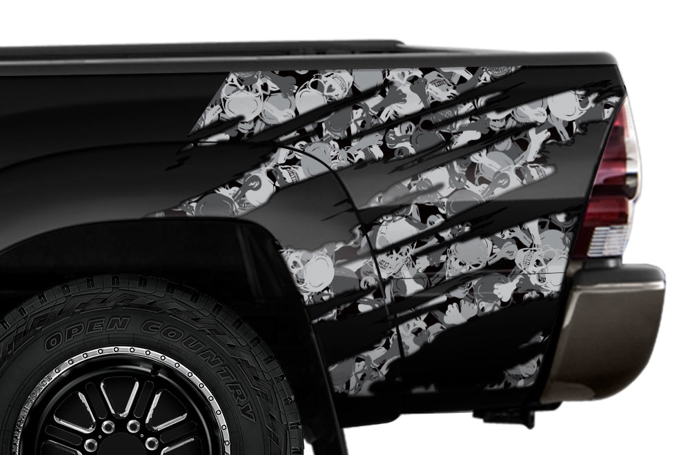 Toyota Tundra Quarter Panel Graphics (2007-2013) SKULL CAMO - RacerX Customs