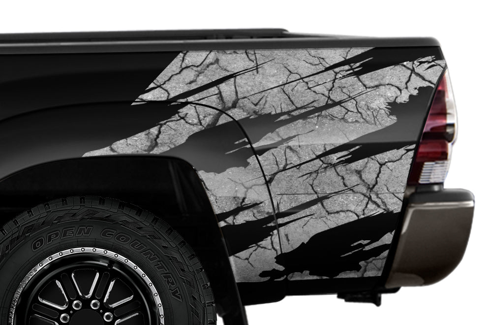 Toyota Tundra Quarter Panel Graphics (2007-2013) TORN STONE - RacerX Customs