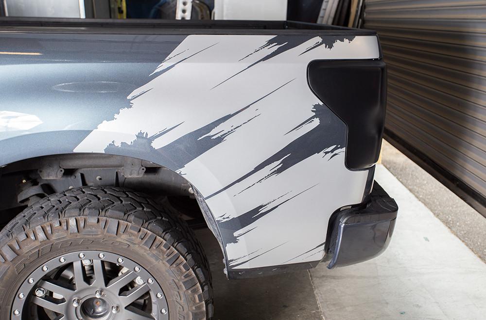 Toyota Tundra Wrap Kit - Quarter Panel Vinyl - Torn (2007-2013) - RacerX Customs