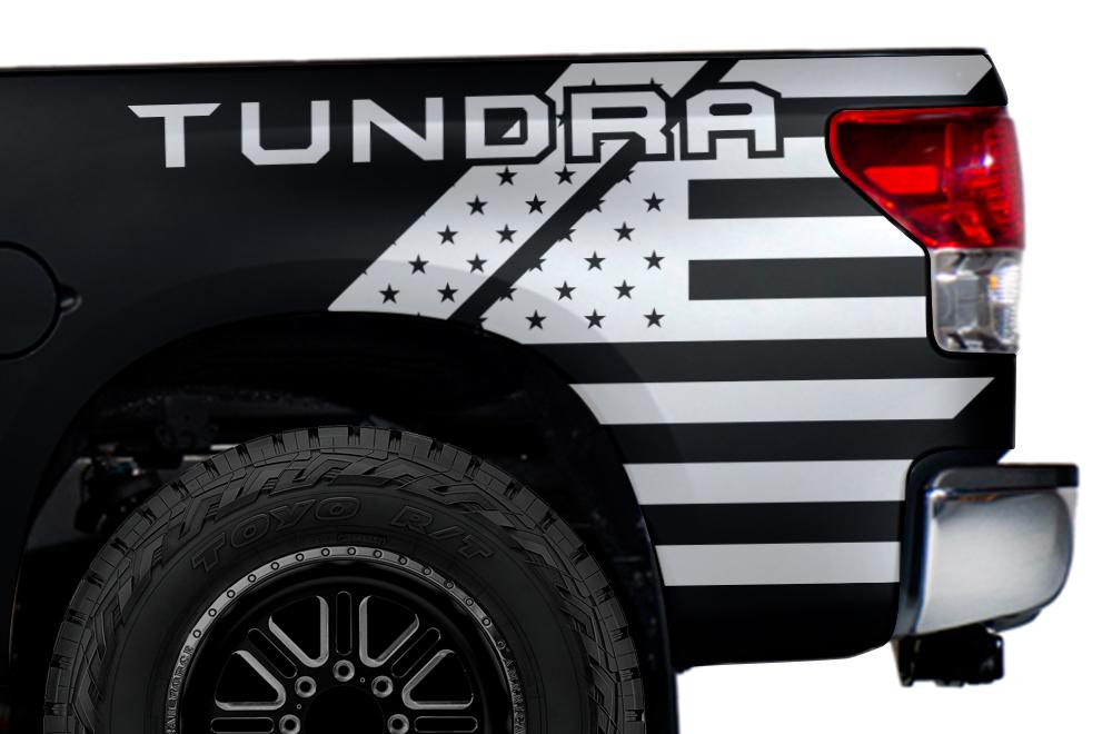 Toyota Tundra Wrap Kit - Quarter Panel Vinyl - TRD-USA (2007-2013) - RacerX Customs