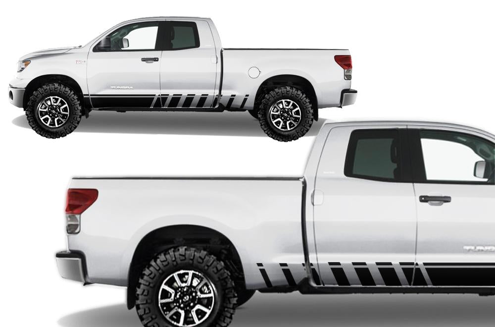 Toyota Tundra Rocker Panel Wrap Kit - Strobe (2007-2013) - RacerX Customs
