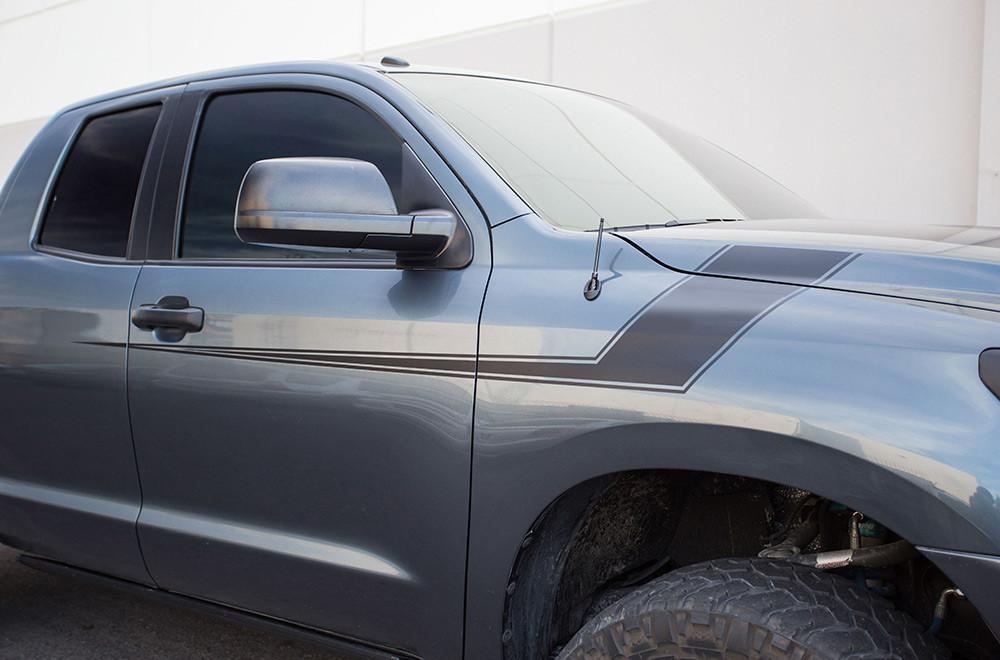 Toyota Tundra Vinyl Stripe Kit - Side Stripes (2007-2013) - RacerX Customs