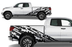 Toyota Tundra Wrap Kit - Vinyl - Shred (2007-2013) Double-Cab - RacerX Customs
