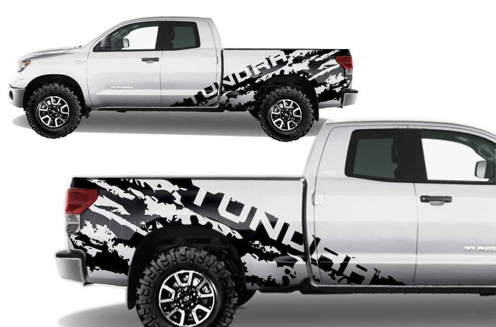 Toyota Tundra Wrap Kit - Vinyl - Torn (2007-2013) Double-Cab - RacerX Customs