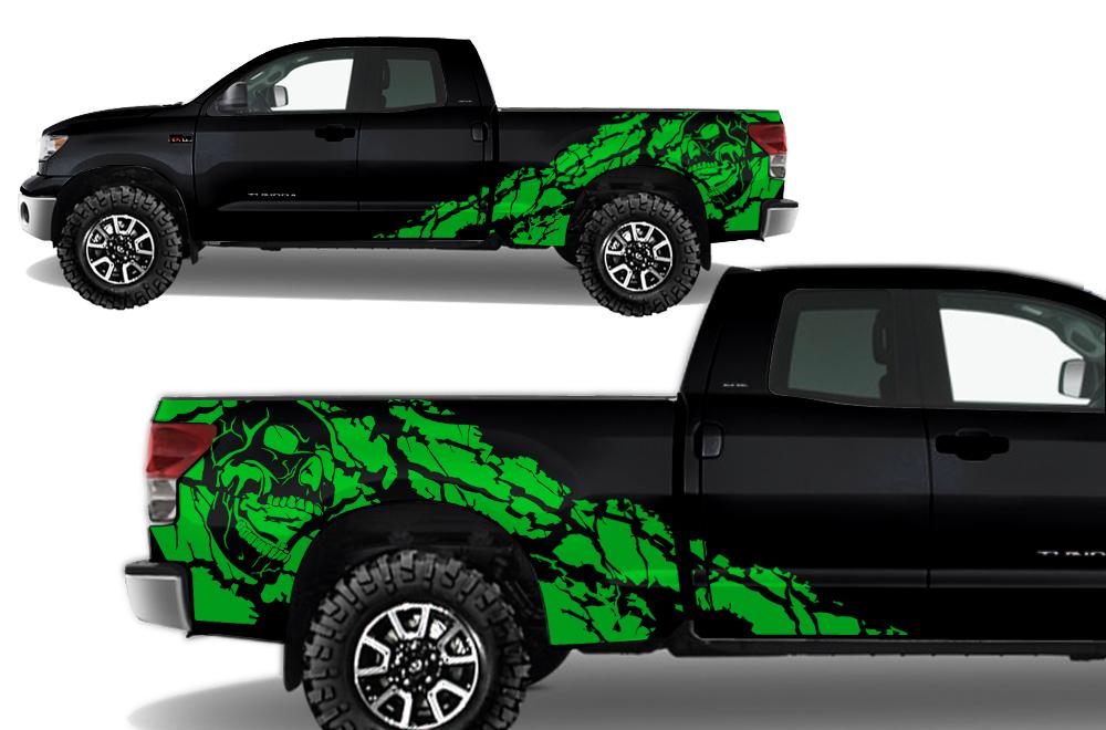 Toyota Tundra Wrap Kit - Vinyl - Nightmare (2007-2013) Double-Cab - RacerX Customs