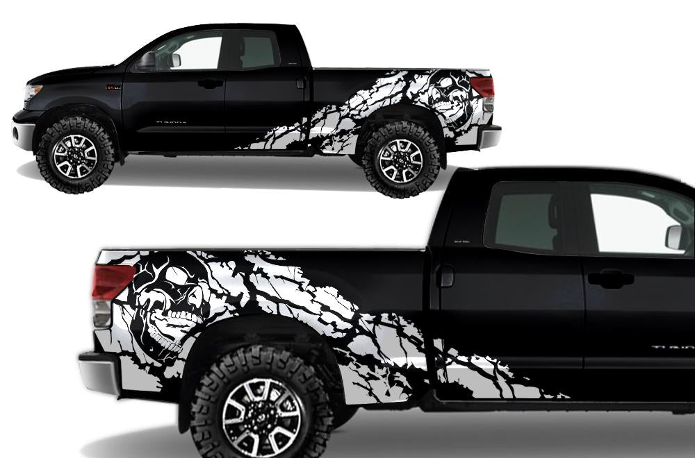 Toyota Tundra Wrap Kit - Vinyl - Nightmare (2007-2013) Double-Cab - RacerX Customs