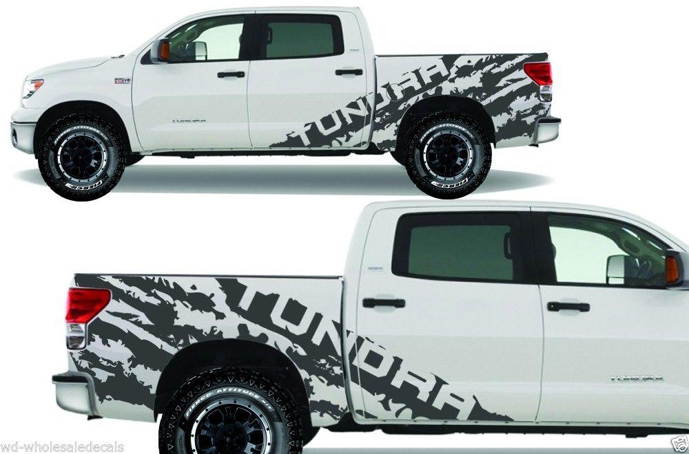 Toyota Tundra Wrap Kit - Vinyl - TUNDRA Shred (2007-2013) CrewMax - RacerX Customs