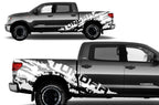 Toyota Tundra Wrap Kit - Vinyl - TUNDRA Shred (2007-2013) CrewMax - RacerX Customs