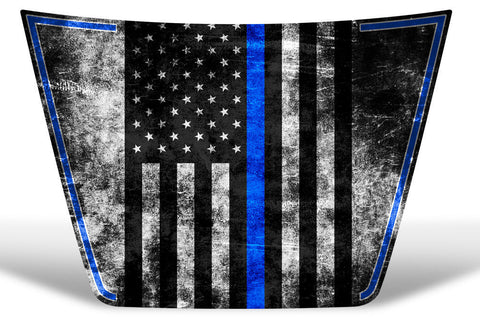 Toyota Tundra Hood Graphics (2014-2018) THIN BLUE LINE - RacerX Customs