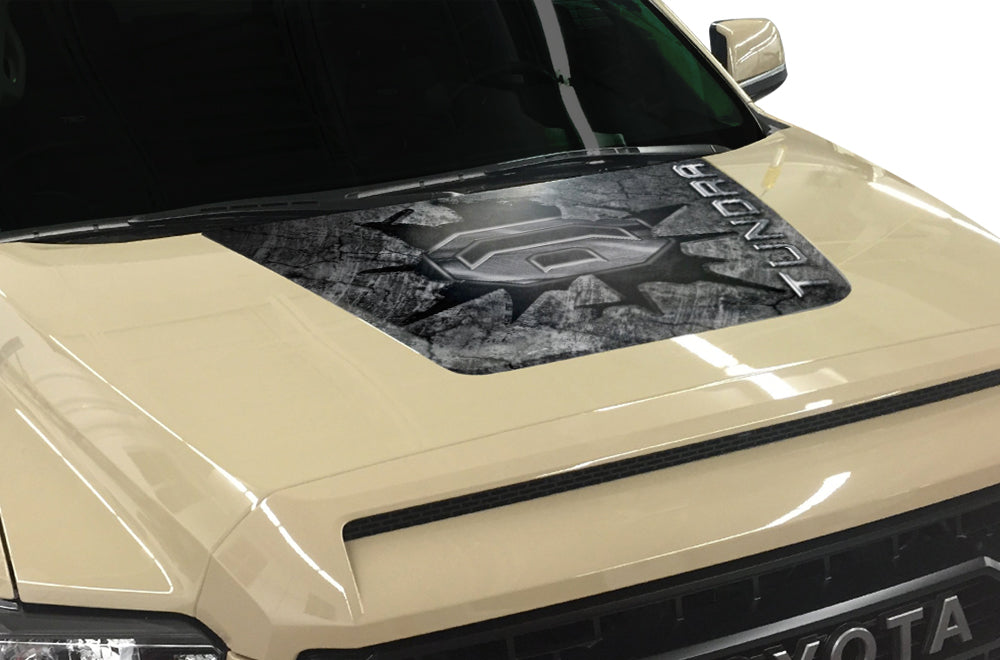 Toyota Tundra Hood Graphics (2014-2018) METAL - RacerX Customs