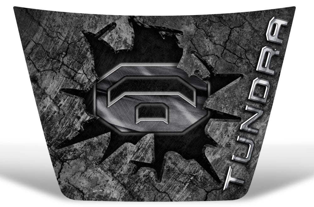 Toyota Tundra Hood Graphics (2014-2018) METAL - RacerX Customs