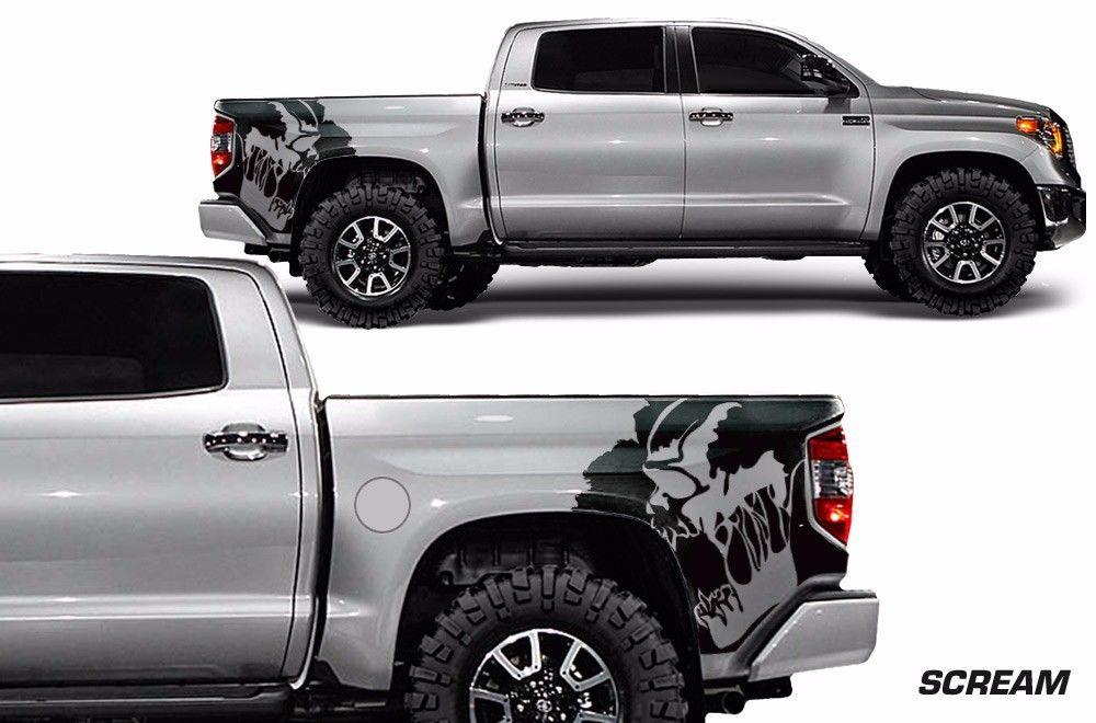 Toyota Tundra Wrap Kit - Quarter Panel Vinyl - Scream (2014-2018) - RacerX Customs